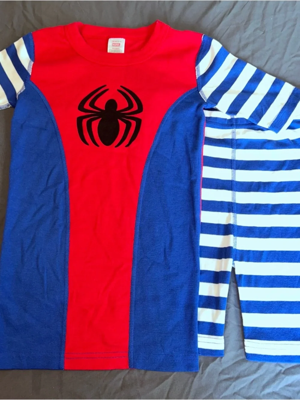 Hanna Andersson Red & Blue SpiderMan Stripe Pajama Set